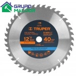 Disco para madera, 12X40D TRUPER