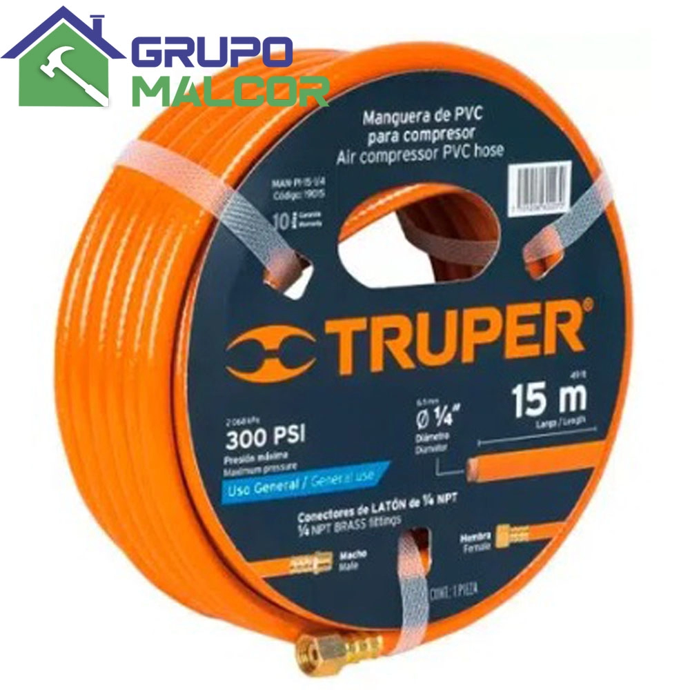 Manguera P/comprensora 15M 19015 Truper