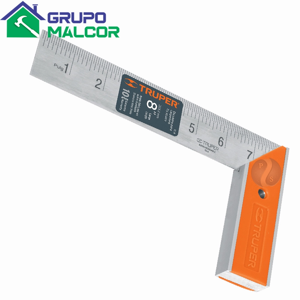 Escuadra Carpintero 8" 14372  Truper