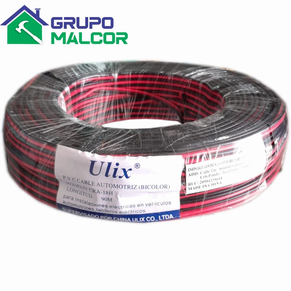 Cable Audio Bicolor Nro 18 Ulix