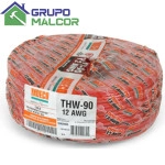 Cable THW-90 12 AWG Rojo Indeco