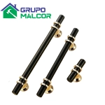 Jalador negro con dorado mod. indu 96mm 