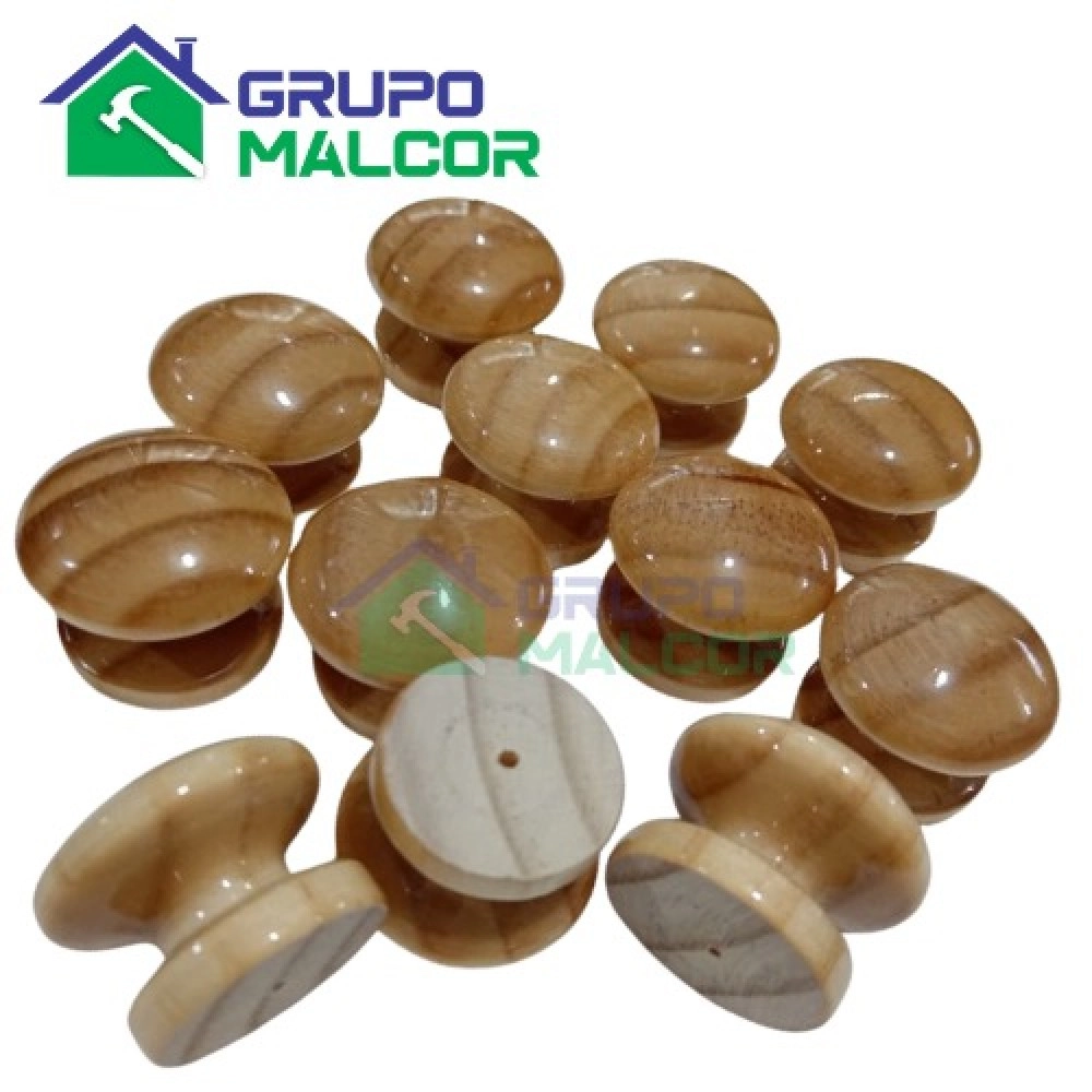 Jalador perilla de madera