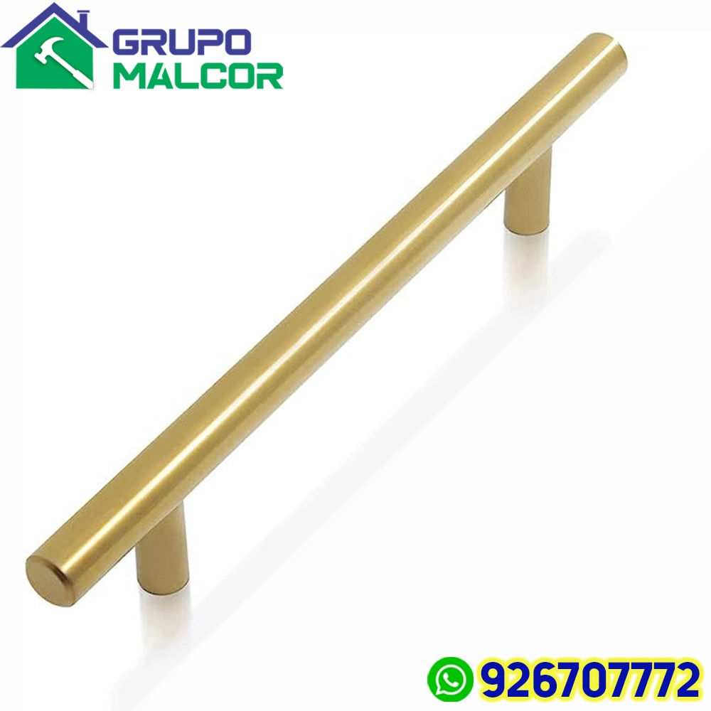 Jalador Tubular dorado 128mm