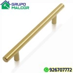 Jalador Tubular dorado 128mm