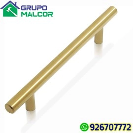 Jalador Tubular dorado 128mm