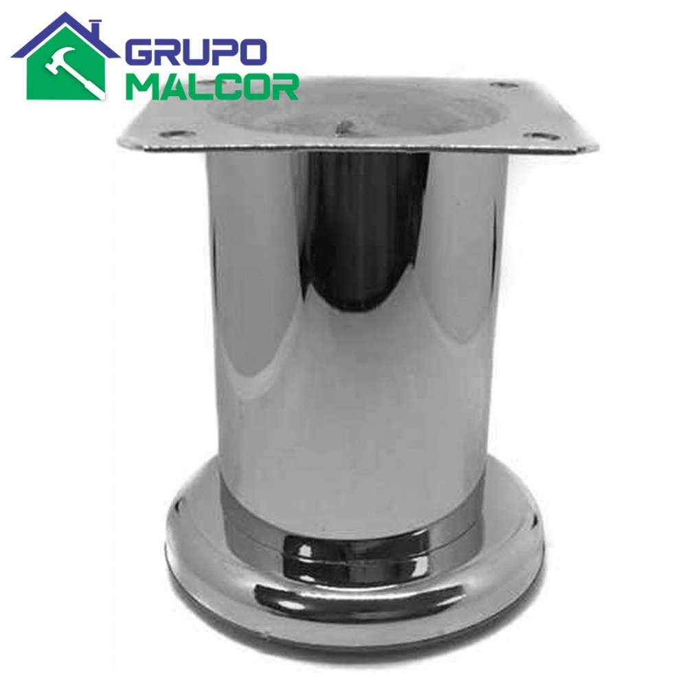 Pata fija p/sofa 47x80mm Cromada