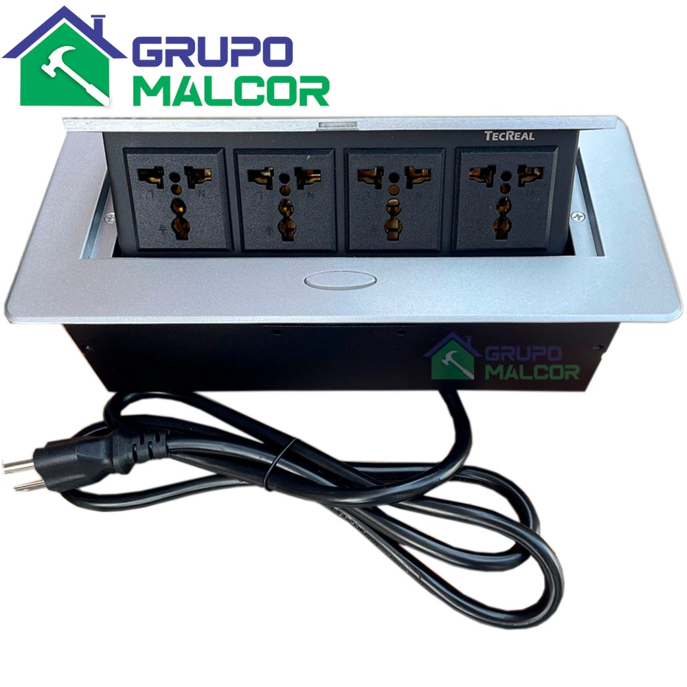 Caja de conectividad 4 Tomacorrientes