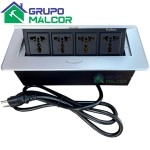 Caja de conectividad 4 Tomacorrientes