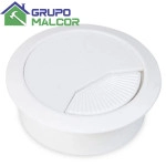 Pasacable Blanco PVC