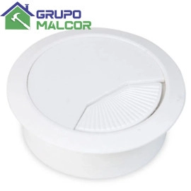 Pasacable Blanco PVC