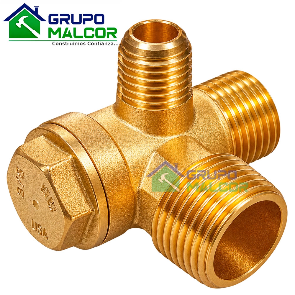 Valvula Check 3/8" compresora--