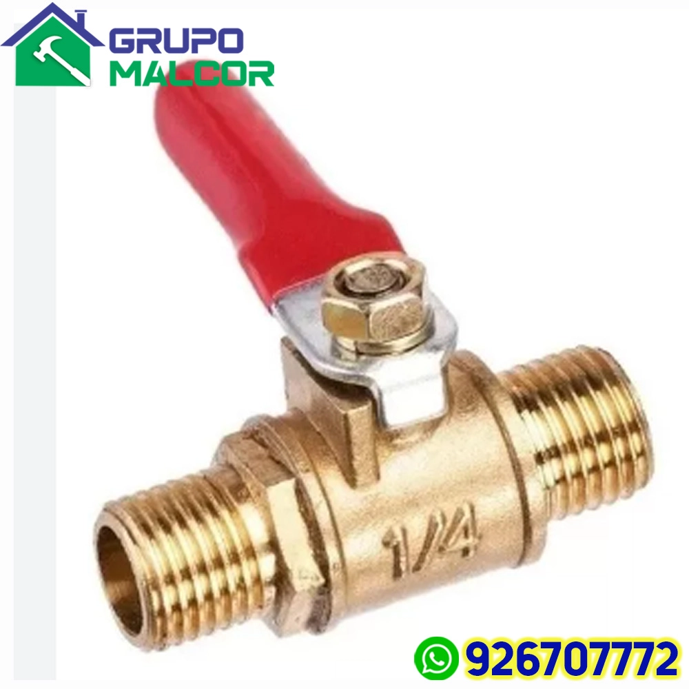 Llave de paso p/comprensora 1/4" 
