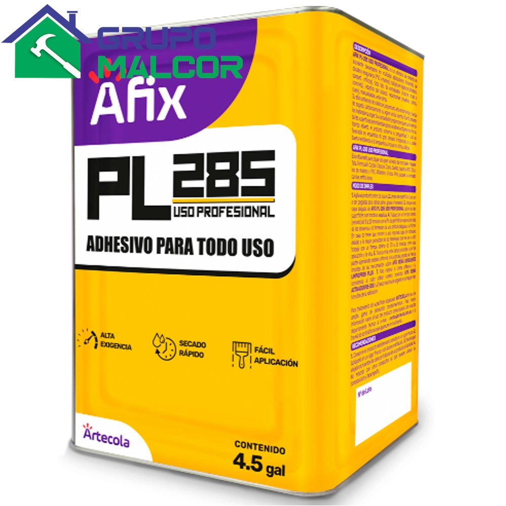 Pegamento PL 285 4.50 GL AFIX