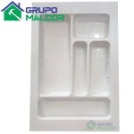 Cubertero Blanco de PVC  400mm