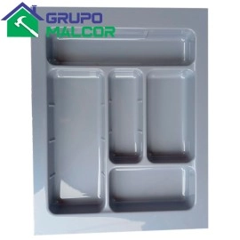Cubertero gris de PVC 450MM