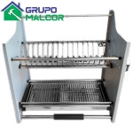 Escurreplatos Desplegable inox 600mm