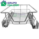 Canastilla con Rebajo cromada 400mm