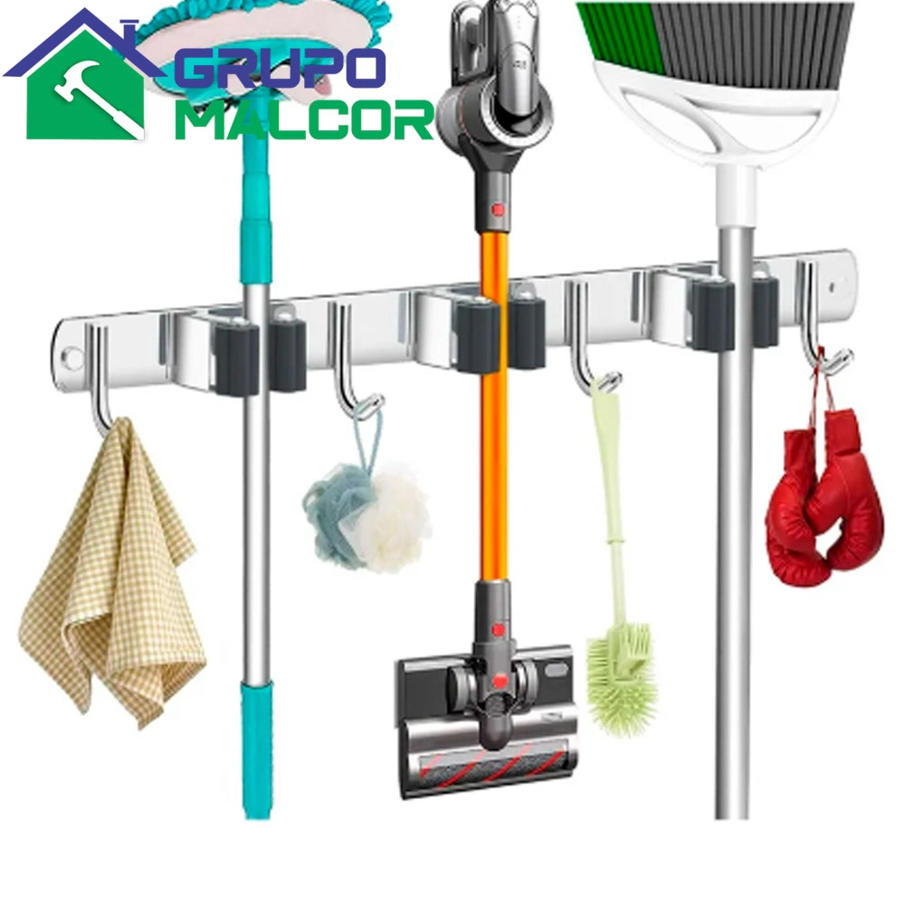 Porta escobas y Trapeadores inoxidable