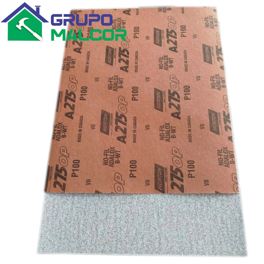 Lija al agua y seco Gr. 100 NORTON