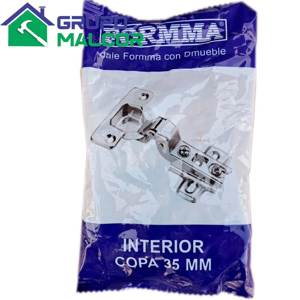 Bisagra Cangrejo Interior 35mm Forma