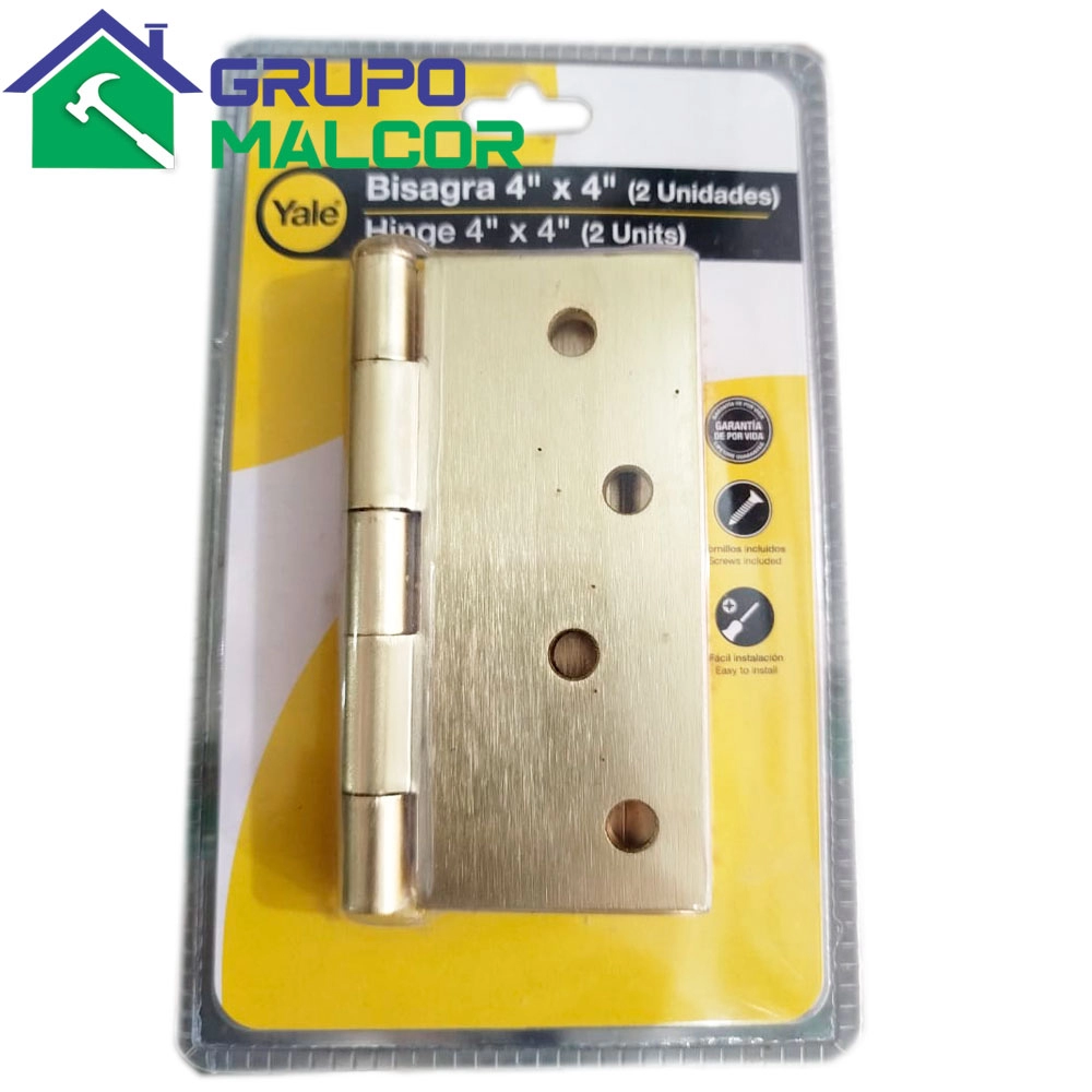 Bisagra Capuchina inox 4x4" Yale