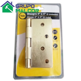 Bisagra Capuchina inox 4x4" Yale