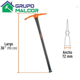 Pico 2.5 lb mango fibra vidrio 18631 36" truper