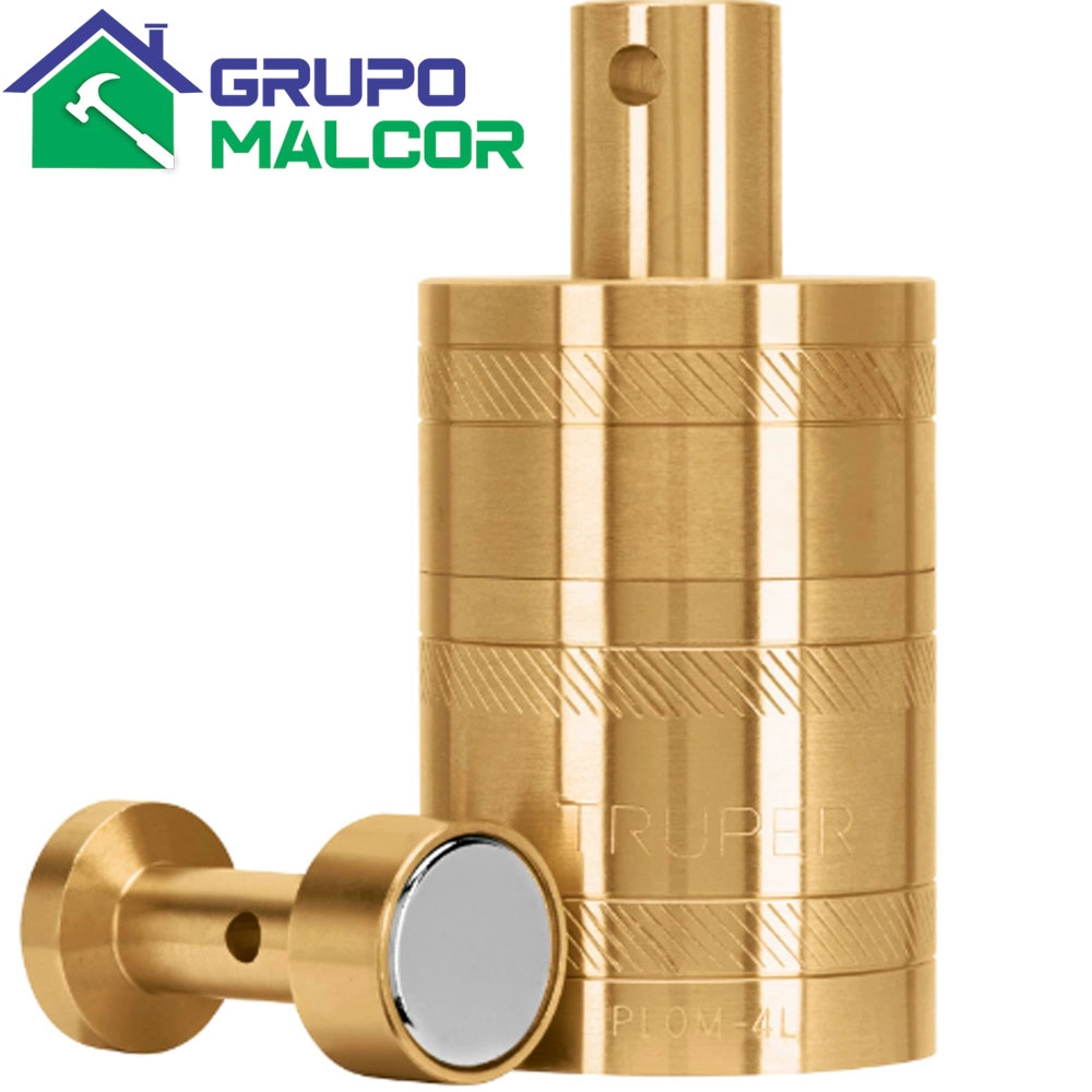 Plomada con centro y guia magnetica 17069 24oz Truper