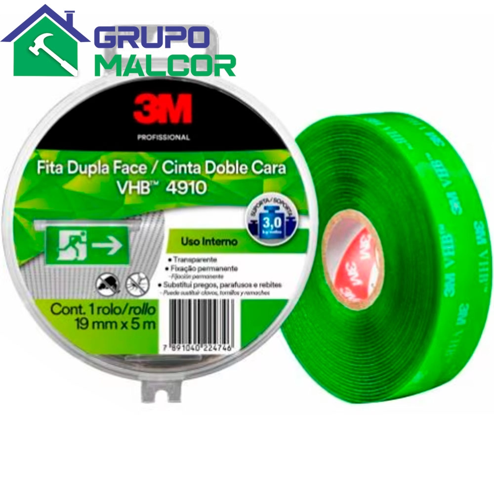 Cinta Doble contacto Extra Fuerte 3M