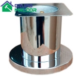 Pata para box tarima cromada