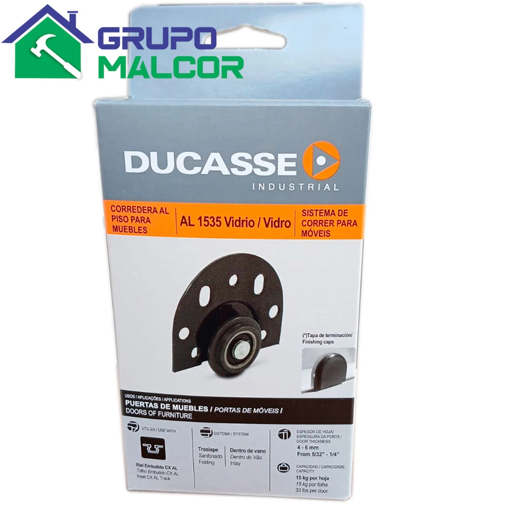 Sistema AL 1535 VIDRIO DUCASSE