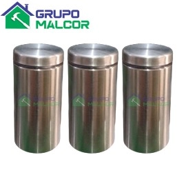 Distanciador p/vidrio inoxidable 25x50mm