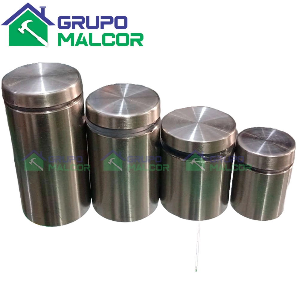 Distanciador p/vidrio inoxidable 25x50mm