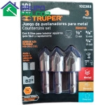 Juego de avellanadores 3 pzas 102383 Truper