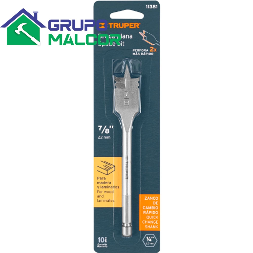 Mecha Paleta 11381 - 7/8" Truper