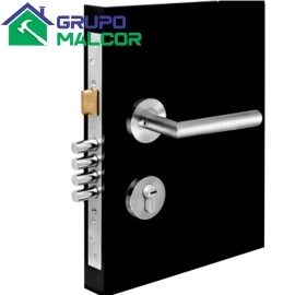 Cerradura Principal de Embutir inox Ginebra 60 Standar