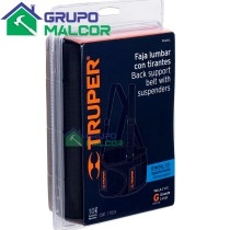 Faja lumbar con tirantes 14238 TRUPER