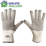 Guantes con puntos de pvc C&A