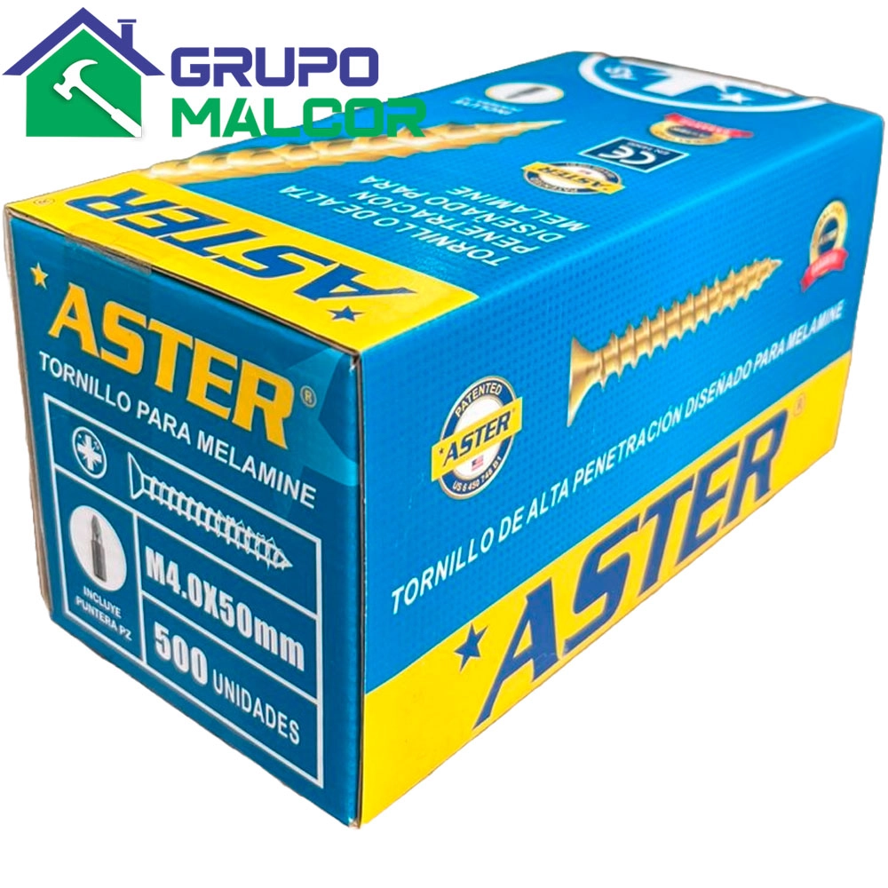 Tornillos Dentados 4.0x50mm ASTER