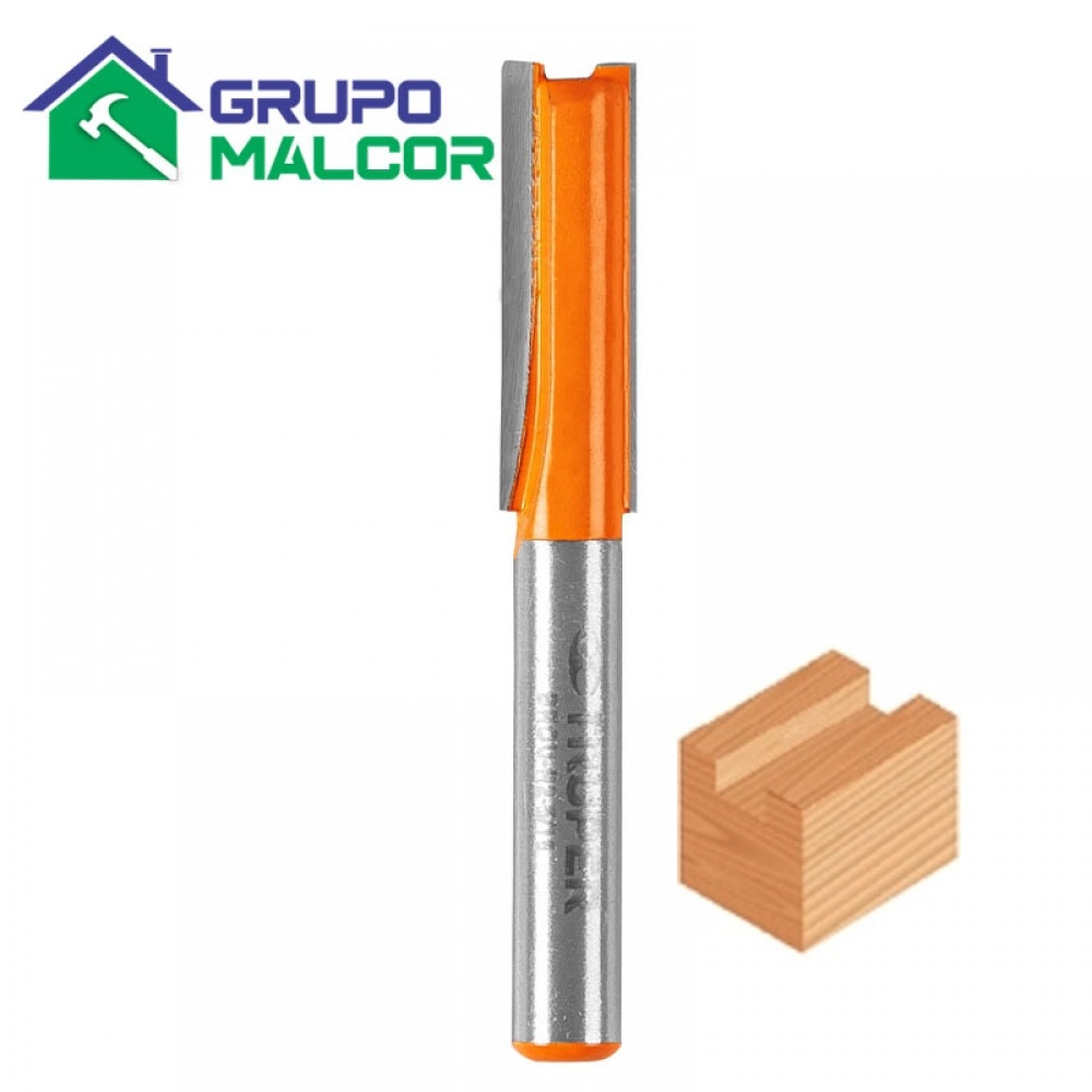 Fresa Recta 2 filos  3/8 11455 Truper