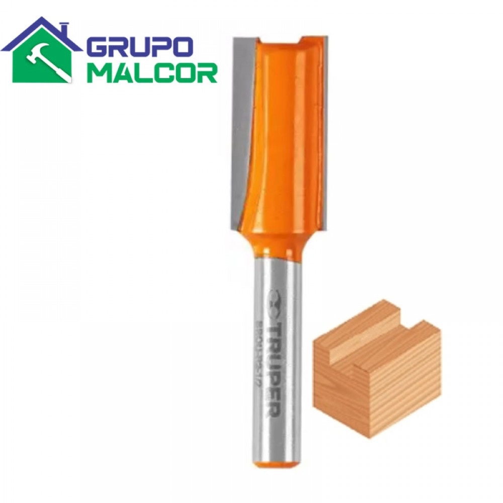 Fresa Recta 2 Filos 1/4x1/2   Truper