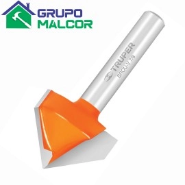 Fresa corte en V  11466 1/2" Truper