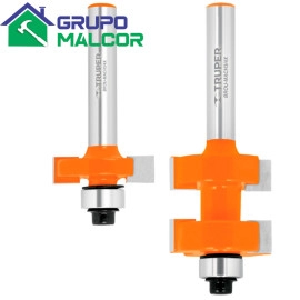 Juego de fresas Machimbrado 10671 Truper