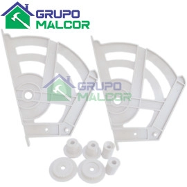 Zapateras de Plastico color Blanco