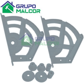 Zapateras de Plastico color GRIS