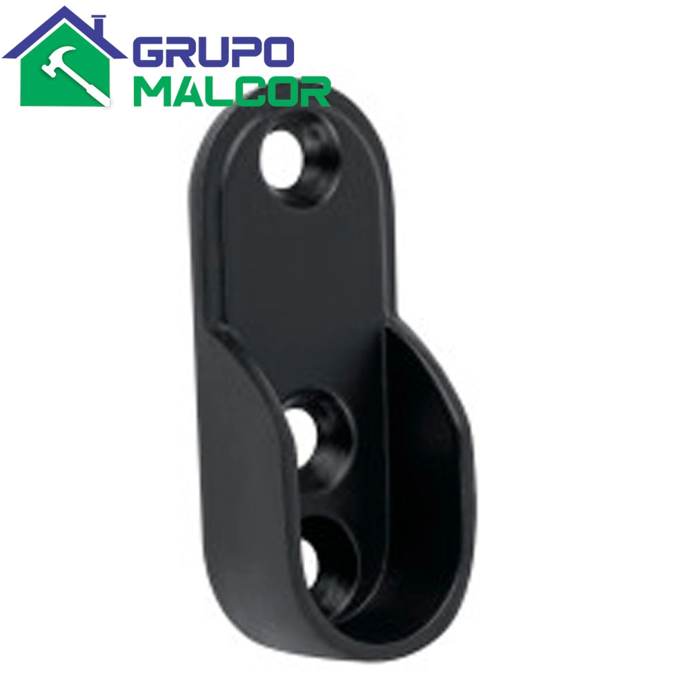 Canopla Negra Para Tubo Ovalado