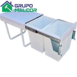 Tacho Doble Para Basura 20L DMUEBLE