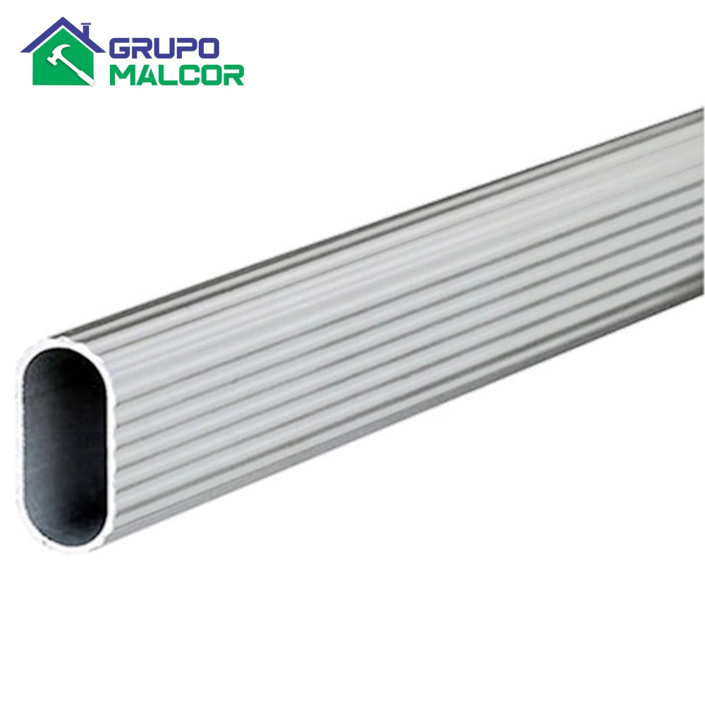 Tubo de Closet Aluminio Ranurado