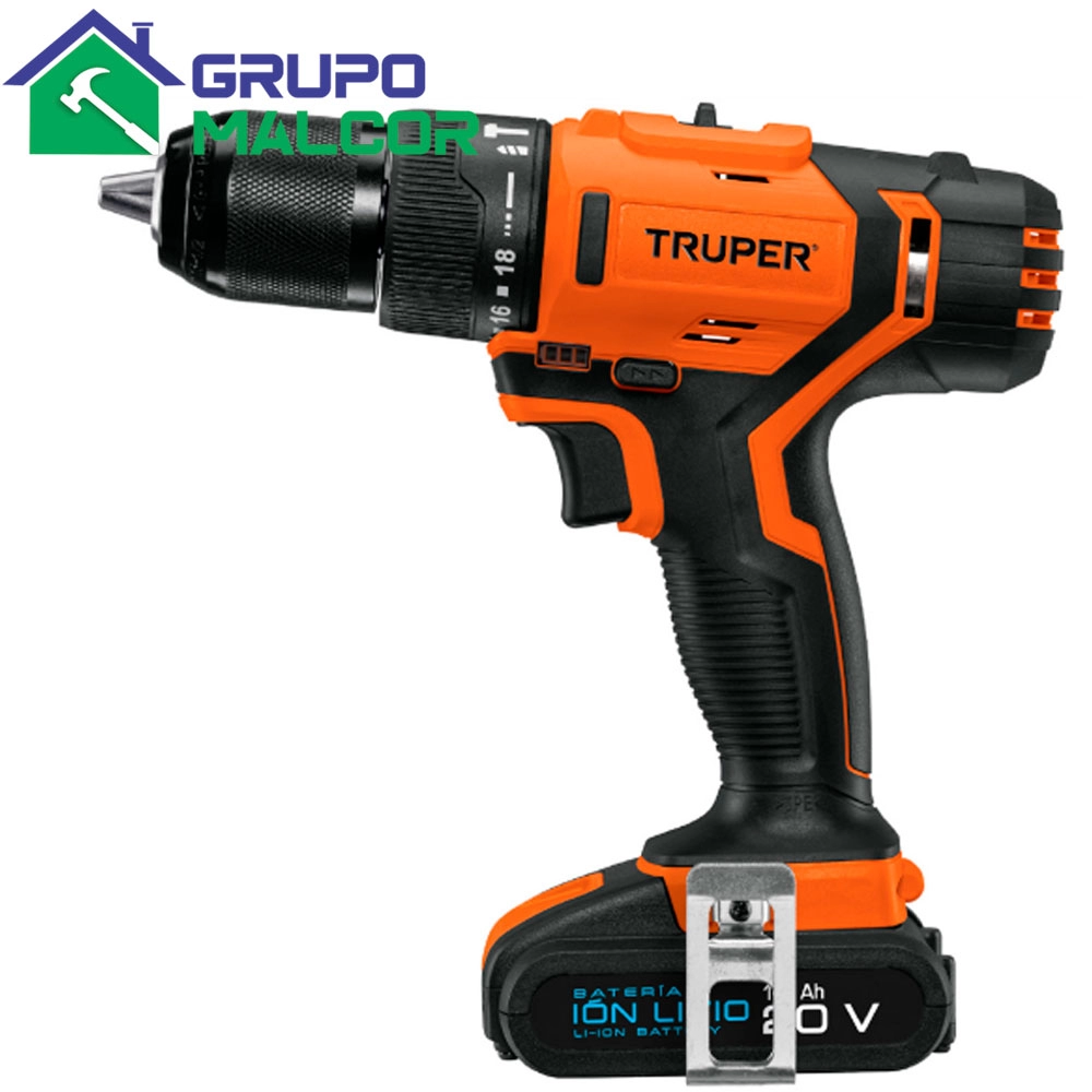Atornillador Taladro percutor inalalmbrico 11020 20V TRUPER